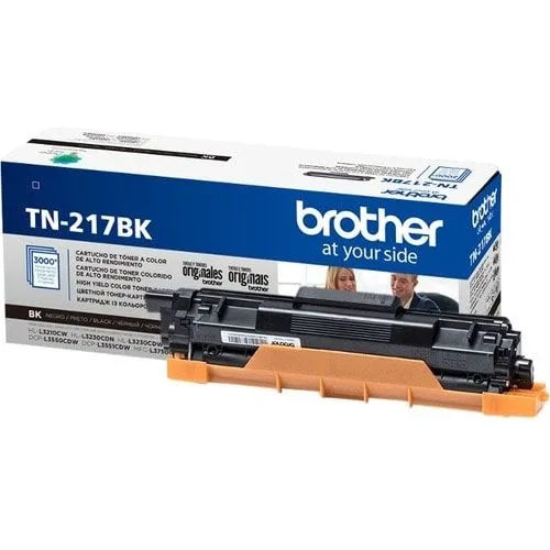 Brother Cartucho De Tóner Brother Tn217Bk Alto Rendimiento Láser - Negro - Original - SMART BUSINESS