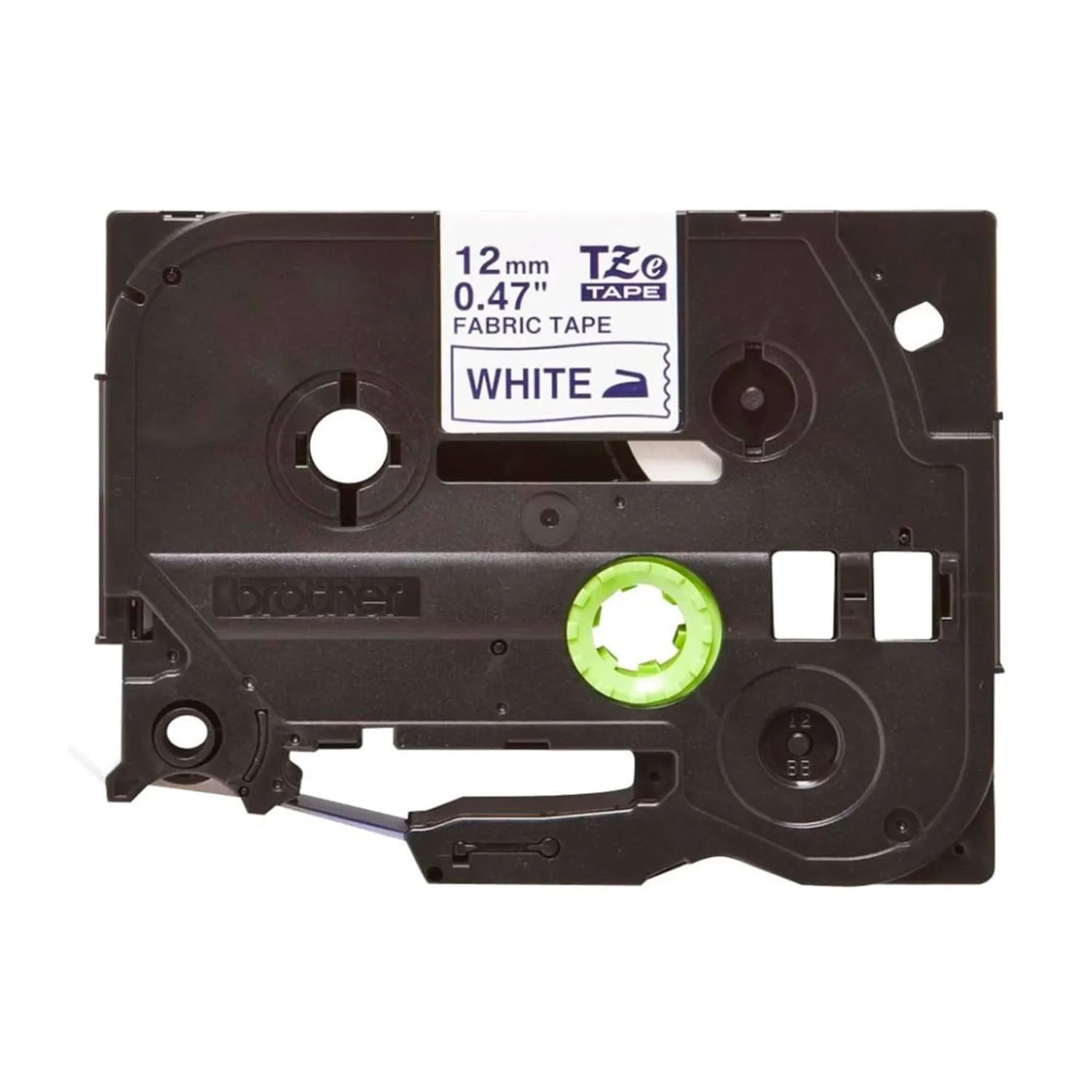 Cinta Textil Termoadhesiva Brother Tze - Fa3 Para Rotuladora, Azul Sobre Blanco, 12Mm X 3M (Tzefa3) de Brother | first_variant_option_1 — Envío inmediato