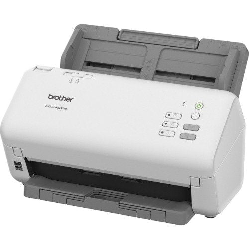 BROTHER ESCÁNER DE SUPERFICIE PLANA BROTHER ADS - 4300N - INALÁMBRICO - 600 X 600 PPP ÓPTICO - 48 BITS COLOR - 40 PPM (MONO) - 40 PPM (COLOR) - ESCANEO DÚPLEX - USB ADS4300N - SMART BUSINESS