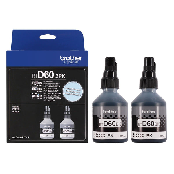 BROTHER PACK 21 TINTA NEGRA BTD60BK PACK21BTD60BK - SMART BUSINESS