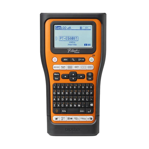 Brother PT-E560BT rotuladora industrial vista frontal oficial