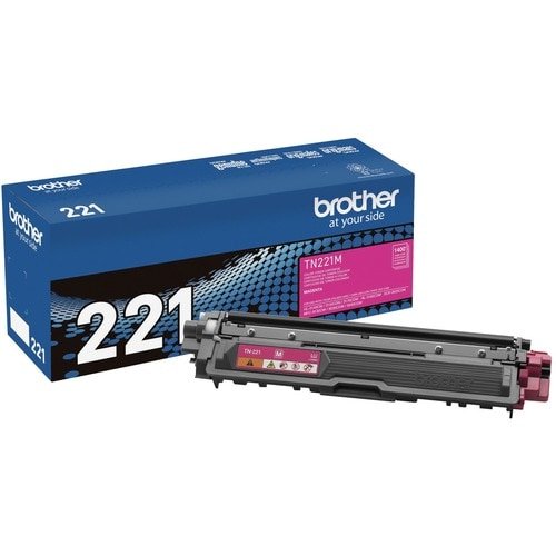 BROTHER TN221M – TÓNER LÁSER ORIGINAL MAGENTA, RENDIMIENTO ESTÁNDAR 1 400 PÁGINAS, CALIDAD PROFESIONAL, COMPATIBILIDAD HL - 3140CW/3170CDW/3180CDW/MFC - 9130/9330/9340 TN221M - SMART BUSINESS