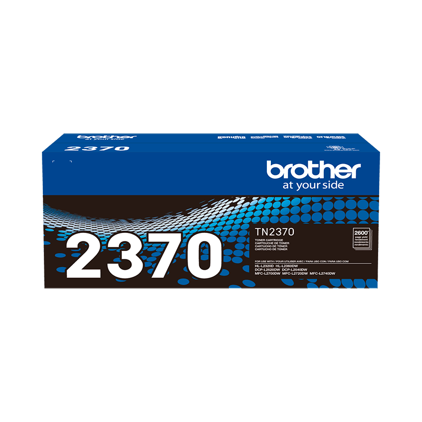 Tóner Brother Tn - 2370 Negro, Rendimiento Estándar 2,600 Páginas, Compatible Con Hl - L2360Dw / Dcp - L2540Dw (Tn2370) de Brother | first_variant_option_1 — Envío inmediato