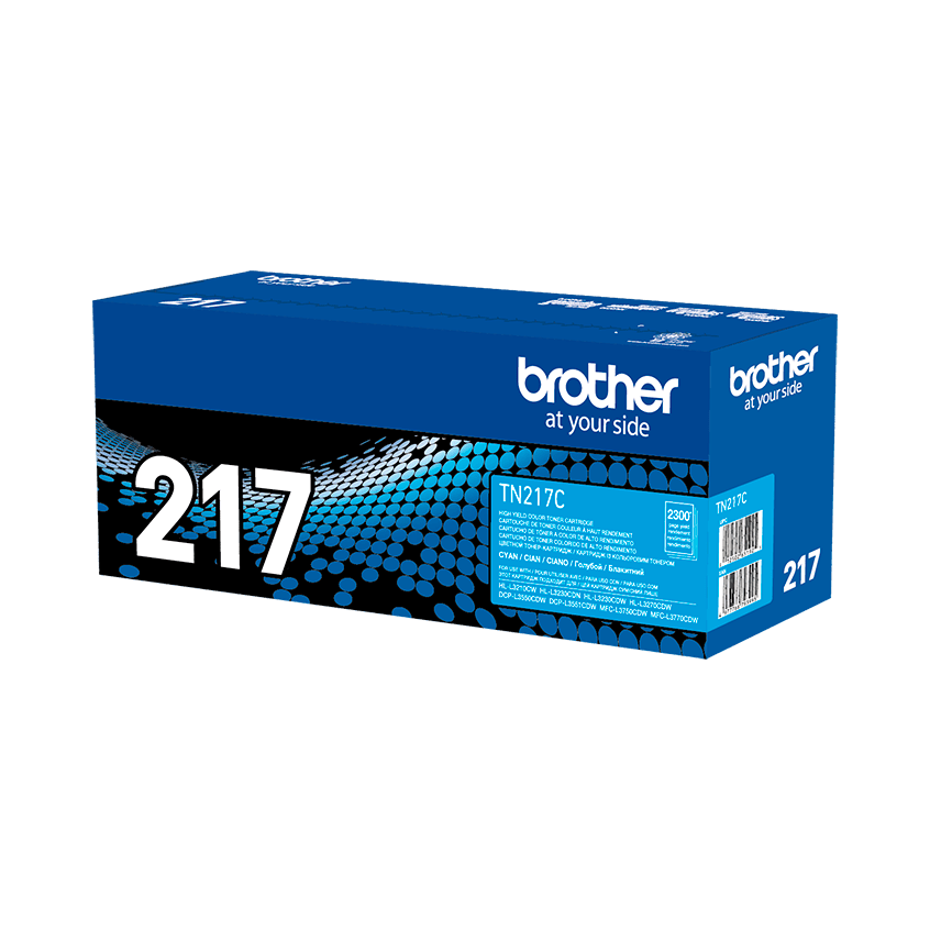 Toner Brother Tn217C Cyan, Hl - L3270Cdw, Dcp - L3551Cdw, Mfc - L3750Cdw, 2300 Pag de Brother | first_variant_option_1 — Envío inmediato