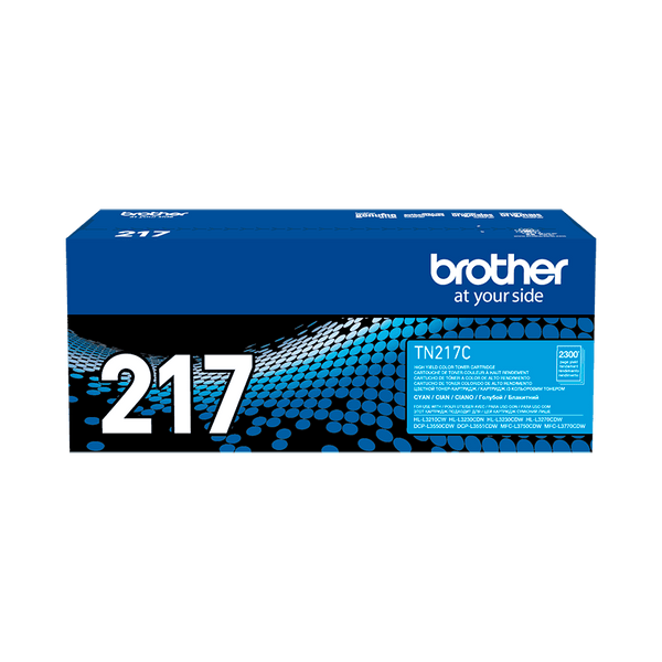 Toner Brother Tn217C Cyan, Hl - L3270Cdw, Dcp - L3551Cdw, Mfc - L3750Cdw, 2300 Pag de Brother | first_variant_option_1 — Envío inmediato