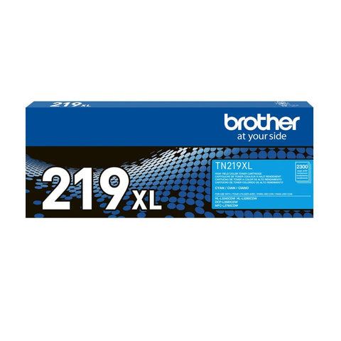 Brother TN219XLC tóner cian de alto rendimiento 2300 páginas