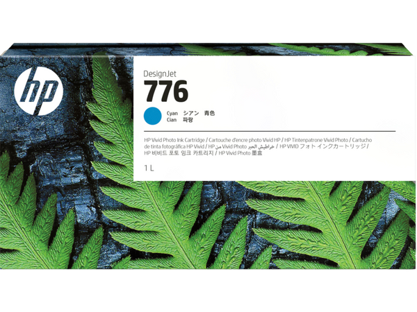 IMPRESORA HP GRAN FORMATO TINTA CIAN 776 1LT ALTA CALIDAD CÓDIGO 1XB09A
