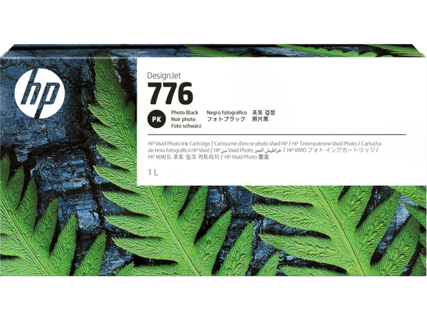 TINTA AMPLIO FORMATO HP 776 NEGRO FOTO 1LT PARA IMPRESORAS HP INC 1XB11A