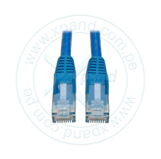 CABLE PATCH MOLDEADO TRIPP - LITE SNAGLESS CAT6 GIGABIT (RJ45 M/M) - AZUL, DE 3.05 MTS. N201-010-BL - SMART BUSINESS