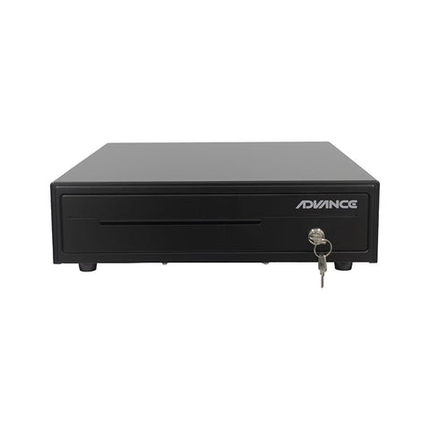CAJA DE EFECTIVO ADVANCE ADV - 6406, 5 RANURAS PARA BILLETES, CONEXIÓN RJ11, COLOR NEGRO, APERTURA AUTOMÁTICA, IDEAL PARA POS, TIENDAS Y NEGOCIOS ADV-6406 - SMART BUSINESS