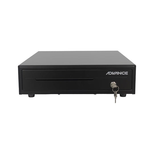 CAJA DE EFECTIVO ADVANCE ADV - 6406, 5 RANURAS PARA BILLETES, CONEXIÓN RJ11, COLOR NEGRO, APERTURA AUTOMÁTICA, IDEAL PARA POS, TIENDAS Y NEGOCIOS ADV-6406 - SMART BUSINESS