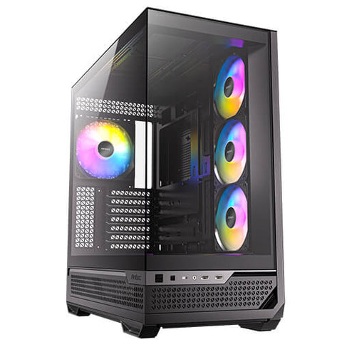 CAJA DE PC ANTEC C7 ARGB CONSTELLATION BLACK SIN FUENTE CON VIDRIO TEMPLADO USB 3.0/USB TYPE - C PARA GAMING Y DISEÑO 0-761345-10135-6 - SMART BUSINESS