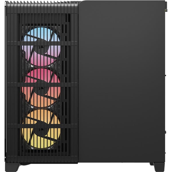 CAJA GAMER CORSAIR FRAME 4500X RS - R ARGB – VIDRIO PANORÁMICO, ILUMINACIÓN ARGB, SOPORTE DOBLE RADIADOR 360 MM, ALTO FLUJO DE AIRE (NEGRO) CC-9011314-WW - SMART BUSINESS