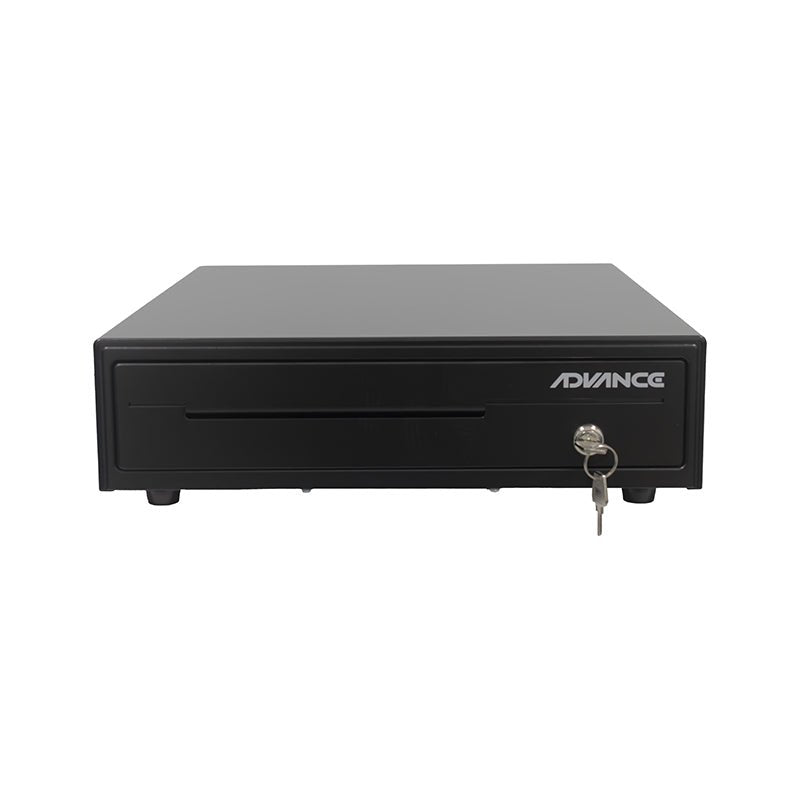 CAJA REGISTRADORA DE EFECTIVO ADVANCE ADV - 5421, 4 RANURAS, CONEXIÓN RJ11, APERTURA AUTOMÁTICA, COLOR NEGRO, IDEAL PARA POS, TIENDAS Y NEGOCIOS ADV-5421 - SMART BUSINESS