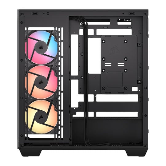 CARCASA MID - TOWER CORSAIR 3500X: CRISTAL TEMPLADO, 3 VENTILADORES ARGB PREDESTINADOS Y MÁXIMA VENTILACIÓN PARA TU PC CC-9011322-WW - SMART BUSINESS