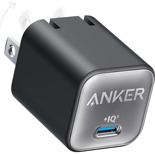 CARGADOR DE PARED ANKER 45 WATTS - PUERTOS USB-C DUAL - TECNOLOGÍA IQ3 - MODELO A2147J11