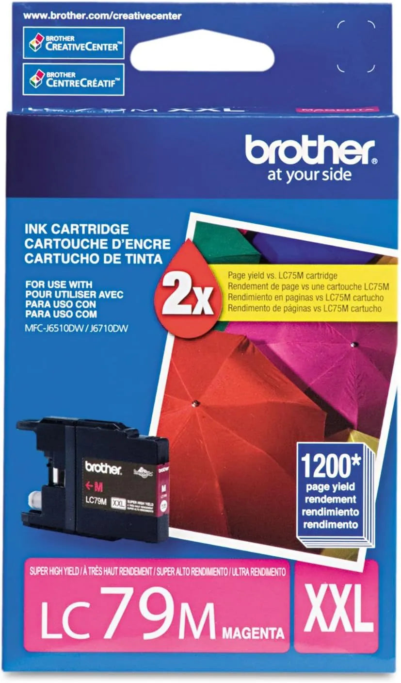 Cartucho Brother Innobella Lc79M Magenta, 1200 Páginas - SMART BUSINESS