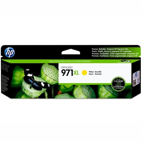 CARTUCHO DE TINTA DE ALTO RENDIMIENTO HP CN628AM (971XL) AMARILLO PARA IMPRESORAS HP - HASTA 6600 PÁGINAS DE IMPRESIÓN EFICIENTE CN628AM - SMART BUSINESS