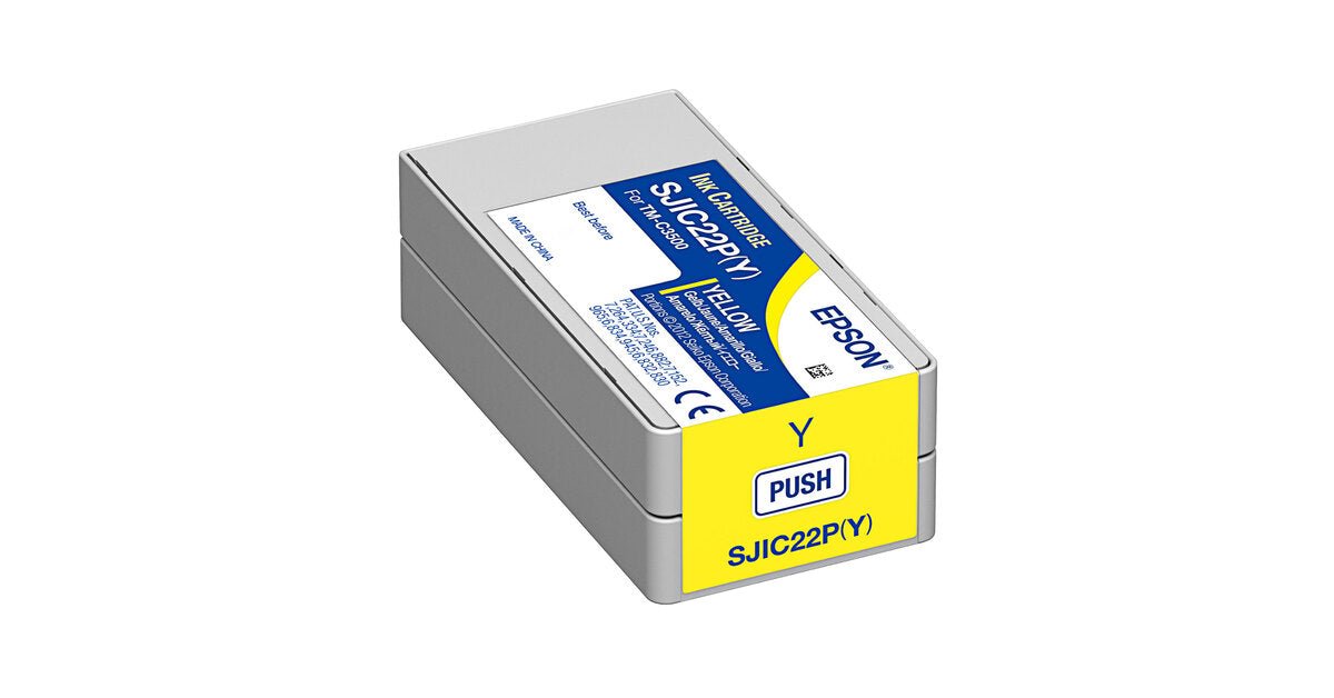 Cartucho de Tinta Epson SUMEPC33S020583 Amarillo DURABrite Ultra 32.5 ml Compatible con Epson ColorWorks C3500 Impresión de Alta Calidad y Resistente al Agua C33S020583 - SMART BUSINESS