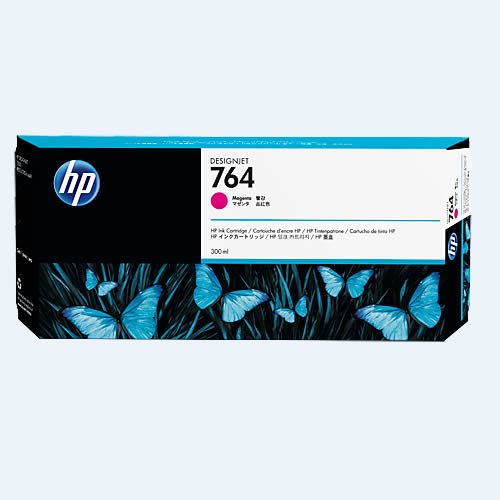 Cartucho de Tinta HP DesignJet 764 C1Q14A Magenta 300 ml Capacidad Estándar Compatible con Plotter HP DesignJet T3500 Impresión de Alta Precisión y Secado Rápido Calidad Profesional HP Original C1Q14A - SMART BUSINESS