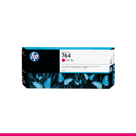 Cartucho de Tinta HP DesignJet 764 C1Q14A Magenta 300 ml Capacidad Estándar Compatible con Plotter HP DesignJet T3500 Impresión de Alta Precisión y Secado Rápido Calidad Profesional HP Original C1Q14A - SMART BUSINESS
