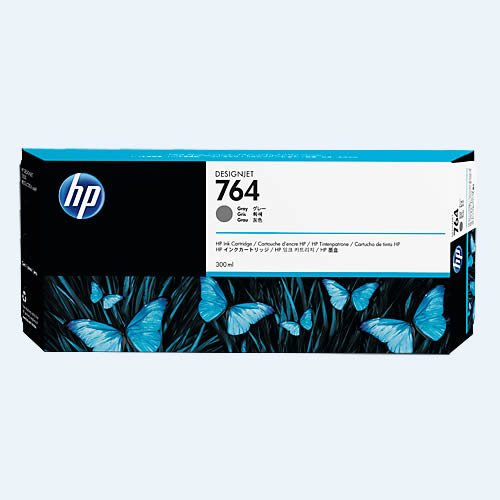 Cartucho de Tinta HP DesignJet 764 C1Q18A Gris 300 ml Compatible con Plotter T3500 Secado Rápido Alta Precisión en Planos y Gráfico C1Q18A - SMART BUSINESS