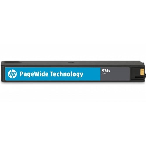 Cartucho de Tinta HP L0R99AL 974X Cian Alta Capacidad 7,000 Páginas Tecnología PageWide Compatible con HP PageWide Pro 452/477/552/577 Impresión Profesional y Duradera L0R99AL - SMART BUSINESS