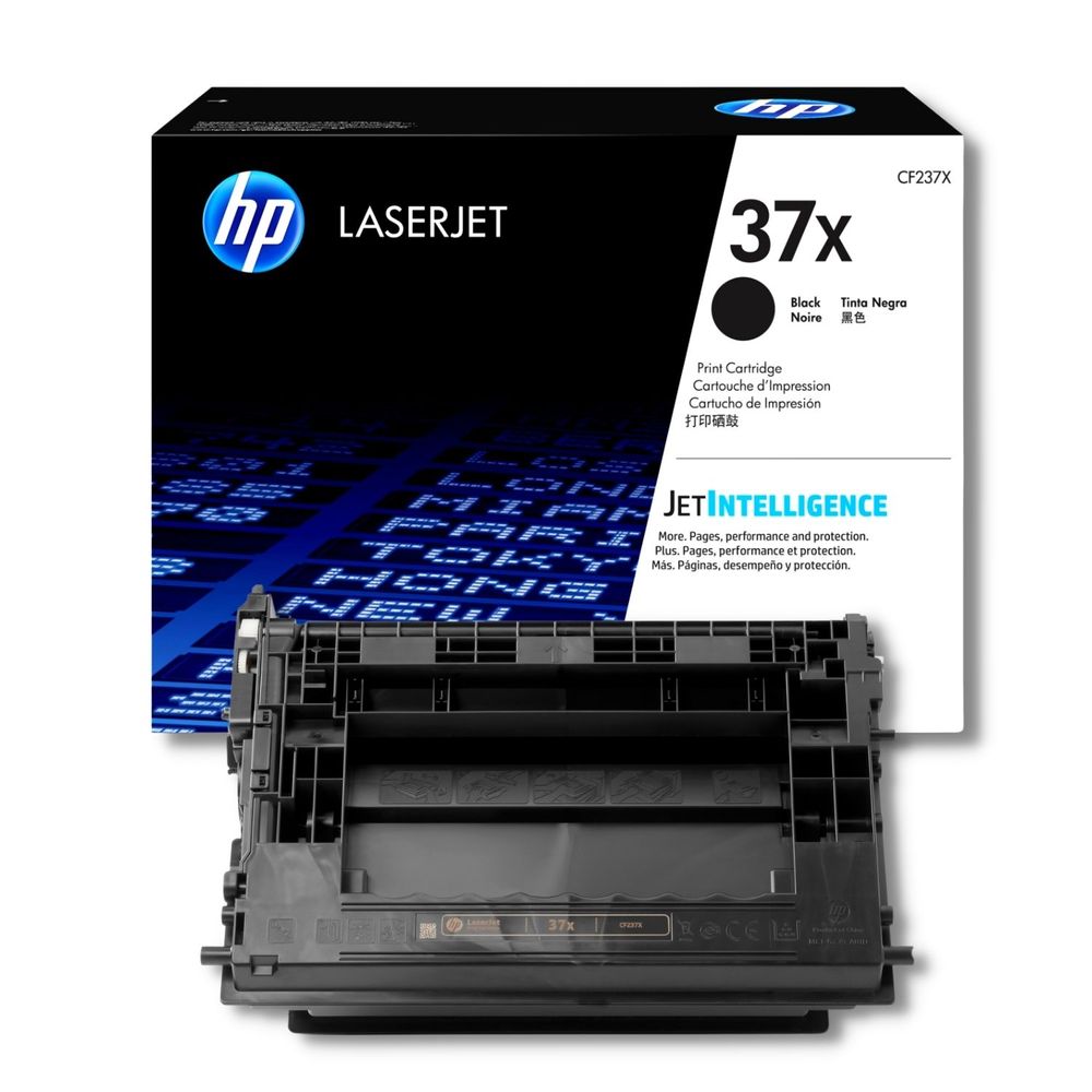 Cartucho de Tóner HP 37X CF237X Negro | Alto Rendimiento 25.000 páginas | Compatible con LaserJet Enterprise M607, M608, M609, MFP M631, M632, M633 | Impresión Profesional y Confiable CF237X - SMART BUSINESS