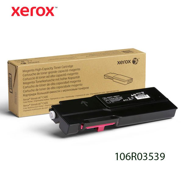 CARTUCHO DE TÓNER LÁSER MAGENTA METERED XEROX 106R03539 PARA IMPRESORAS DE OFICINA CALIDAD PROFESIONAL ALTO RENDIMIENTO 106R03539 - SMART BUSINESS