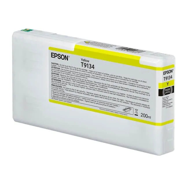 Cartucho Epson Ultrachrome Hd T913 Amarillo, 200Ml, 1500 Páginas - SMART BUSINESS
