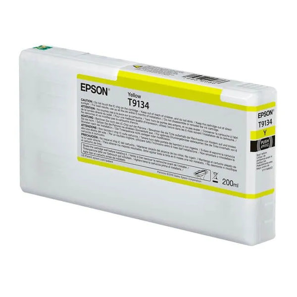 Cartucho Epson Ultrachrome Hd T913 Amarillo, 200Ml, 1500 Páginas - SMART BUSINESS