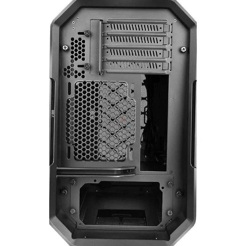 Case Antec Dark Cube Gaming Sin Fuente, Con Panel De Vidrio Templado, Iluminacion Led Rgb, Salida De Audio, 2 Puertos Usb, Color Negro (0-761345-80034 - SMART BUSINESS