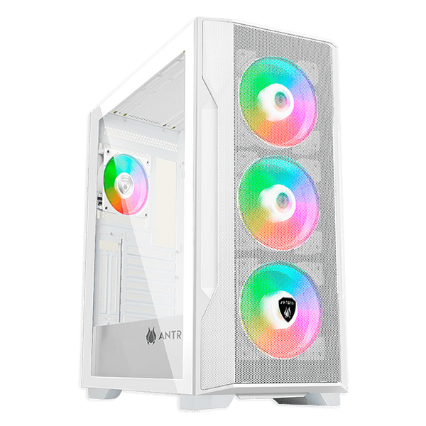 CASE ANTRYX FX 710 WHITE, ARGB FAN X4, USB TIPO - C (AC - FX710W) AC- FX710W - SMART BUSINESS