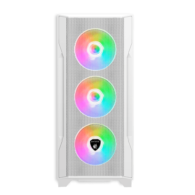 CASE ANTRYX FX 710 WHITE, ARGB FAN X4, USB TIPO - C (AC - FX710W) AC- FX710W - SMART BUSINESS