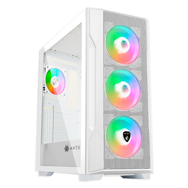 CASE ANTRYX FX 710 WHITE, ARGB FAN X4, USB TIPO-C (AC- FX710W) - SMART BUSINESS