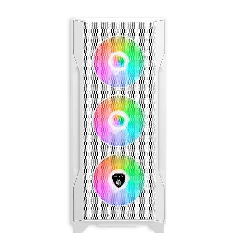CASE ANTRYX FX 710 WHITE, ARGB FAN X4, USB TIPO-C (AC- FX710W) - SMART BUSINESS