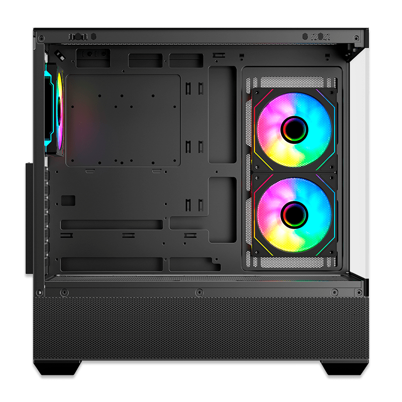 CASE ANTRYX FX 740 BLACK, ARGB FAN X3, USB TIPO - C (AC - FX740K) AC- FX740K - SMART BUSINESS