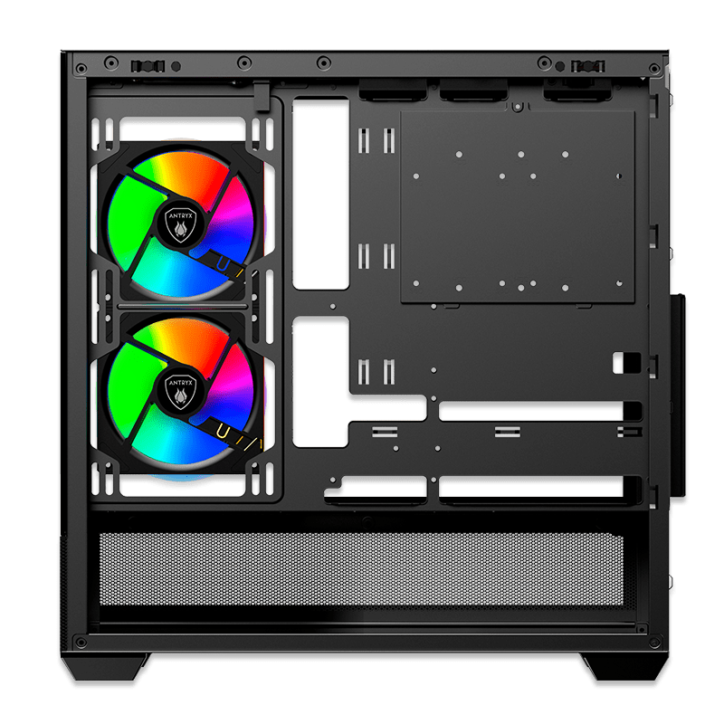 CASE ANTRYX FX 740 BLACK, ARGB FAN X3, USB TIPO - C (AC - FX740K) AC- FX740K - SMART BUSINESS