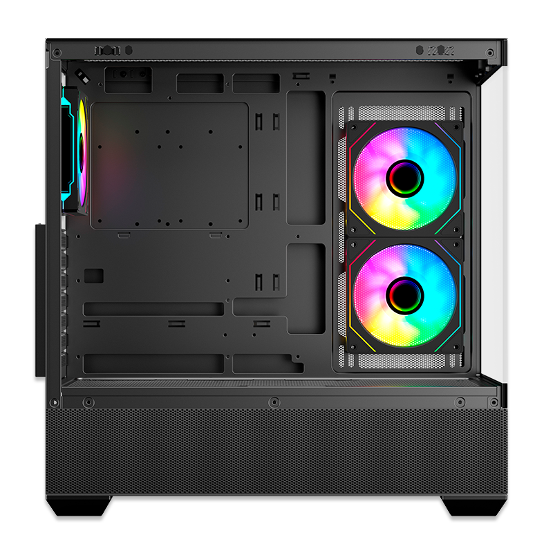 CASE ANTRYX FX 740 BLACK, ARGB FAN X3, USB TIPO-C (AC- FX740K) - SMART BUSINESS