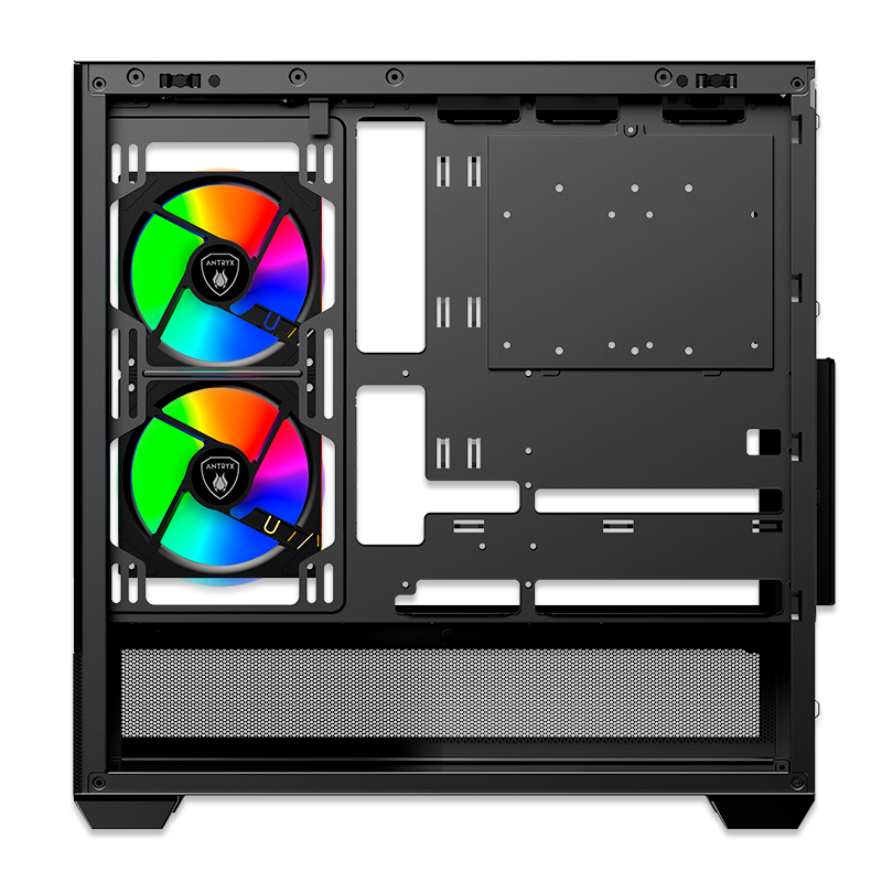 CASE ANTRYX FX 740 BLACK, ARGB FAN X3, USB TIPO-C (AC- FX740K) - SMART BUSINESS