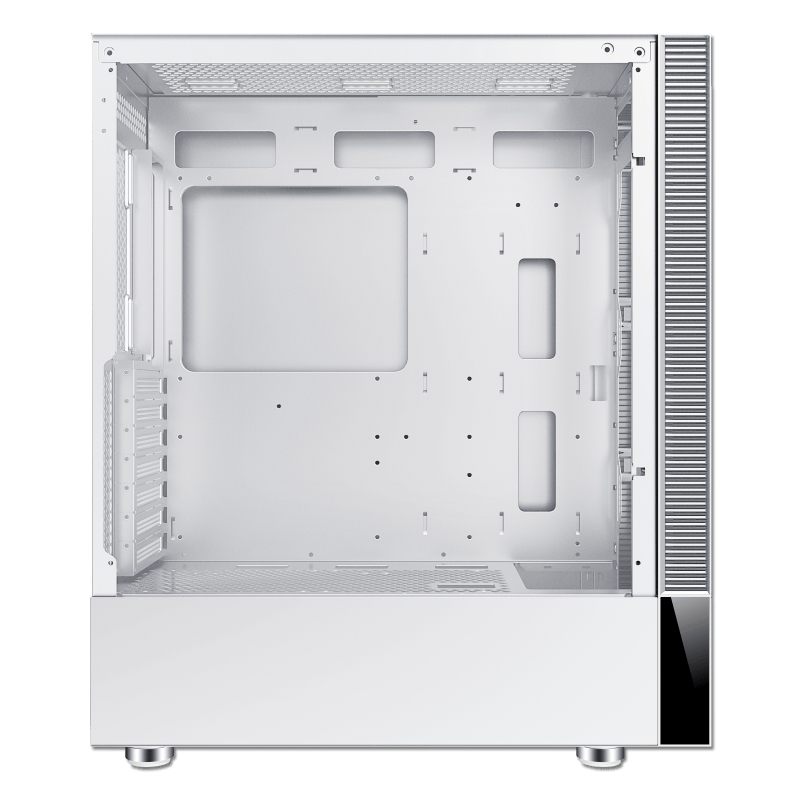 CASE ANTRYX RX - 460 MESH WHITE S/FUENTE (AC - RX460MW) PANEL DE VIDRIO | 3 VENTILADORES | LED ARGB | BLANCO AC-RX460W - SMART BUSINESS