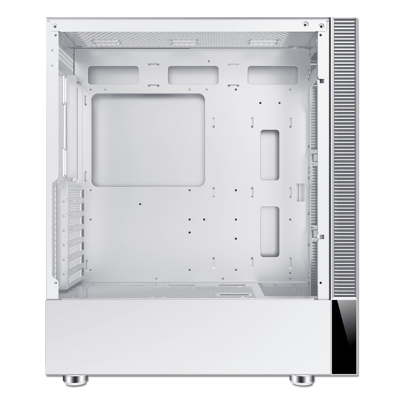CASE ANTRYX RX-460 MESH WHITE S/FUENTE (AC-RX460MW) PANEL DE VIDRIO | 3 VENTILADORES | LED ARGB | BLANCO - SMART BUSINESS