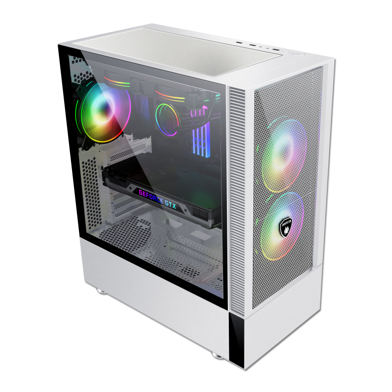 CASE ANTRYX RX 460 MESH WHITE USB3.0, FAN X3, VIDRIO  TEMPLADO (AC-RX460MW) - SMART BUSINESS