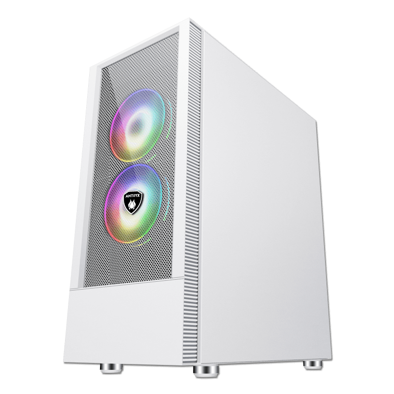 CASE ANTRYX RX 460 MESH WHITE USB3.0, FAN X3, VIDRIO  TEMPLADO (AC-RX460MW) - SMART BUSINESS