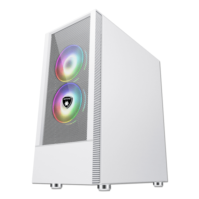 CASE ANTRYX RX 460 MESH WHITE USB3.0, FAN X3, VIDRIO  TEMPLADO (AC - RX460MW) AC-RX460MW - SMART BUSINESS