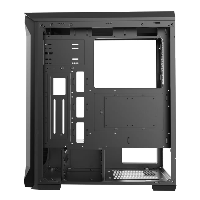 CASE ANTRYX SENTRY SE S/FUENTE (AC - FX260SEK - T3DR) PANEL DE VIDRIO | 3 VENTILADORES | LED ARGB | NEGRO AC-FX260SEK-T3DR - SMART BUSINESS