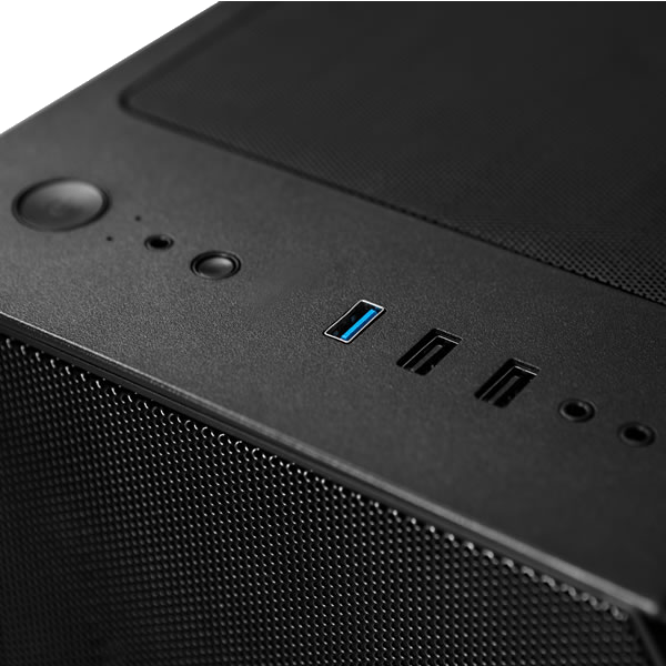 CASE ANTRYX SENTRY SE S/FUENTE (AC - FX260SEK - T3DR) PANEL DE VIDRIO | 3 VENTILADORES | LED ARGB | NEGRO AC-FX260SEK-T3DR - SMART BUSINESS