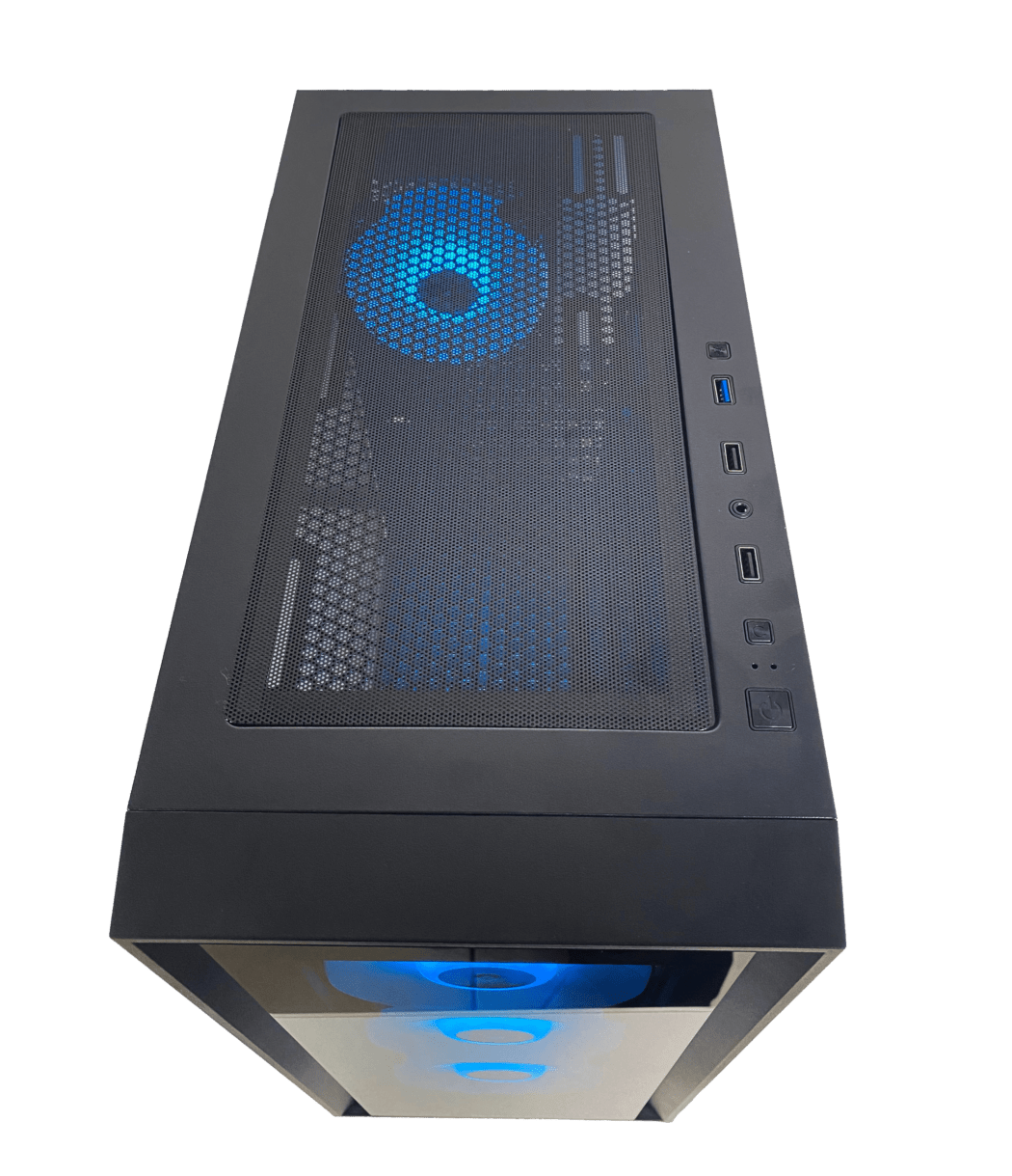 CASE ATX ARIES 10, FUENTE 600W, 2XUSB2.0, 1XUSB3.0, AUDIO HD, 4X12CM LED RGB COOLER, VT LATERAL, MEDIDAS: 410 X 210 X 450MM, 2X3.5HDD, 2X2.5SDD INTERNO ARIES-10 - SMART BUSINESS