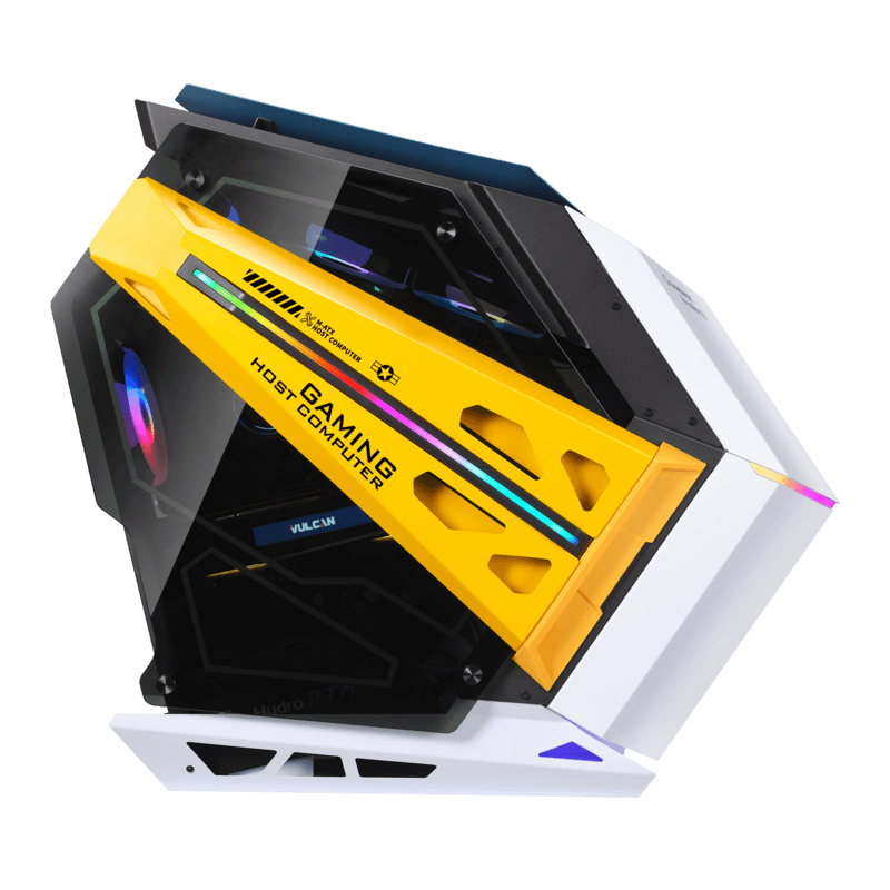 CASE ATX AUTOBOT 2 Aluminio, Case sin Fuente, 2xUSB 3.0, Audio HD, 2x12CM LED RGB COOLER, VT lateral, Full Aluminio, Medidas: 620 x 280 x 560mm, 1x3.5HDD + 3x2.5SDD interno AUTOBOT-2-ALUMINIO - SMART BUSINESS