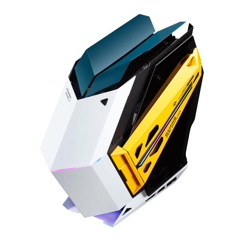 CASE ATX AUTOBOT 2 Aluminio, Case sin Fuente, 2xUSB 3.0, Audio HD, 2x12CM LED RGB COOLER, VT lateral, Full Aluminio, Medidas: 620 x 280 x 560mm, 1x3.5HDD + 3x2.5SDD interno AUTOBOT-2-ALUMINIO - SMART BUSINESS